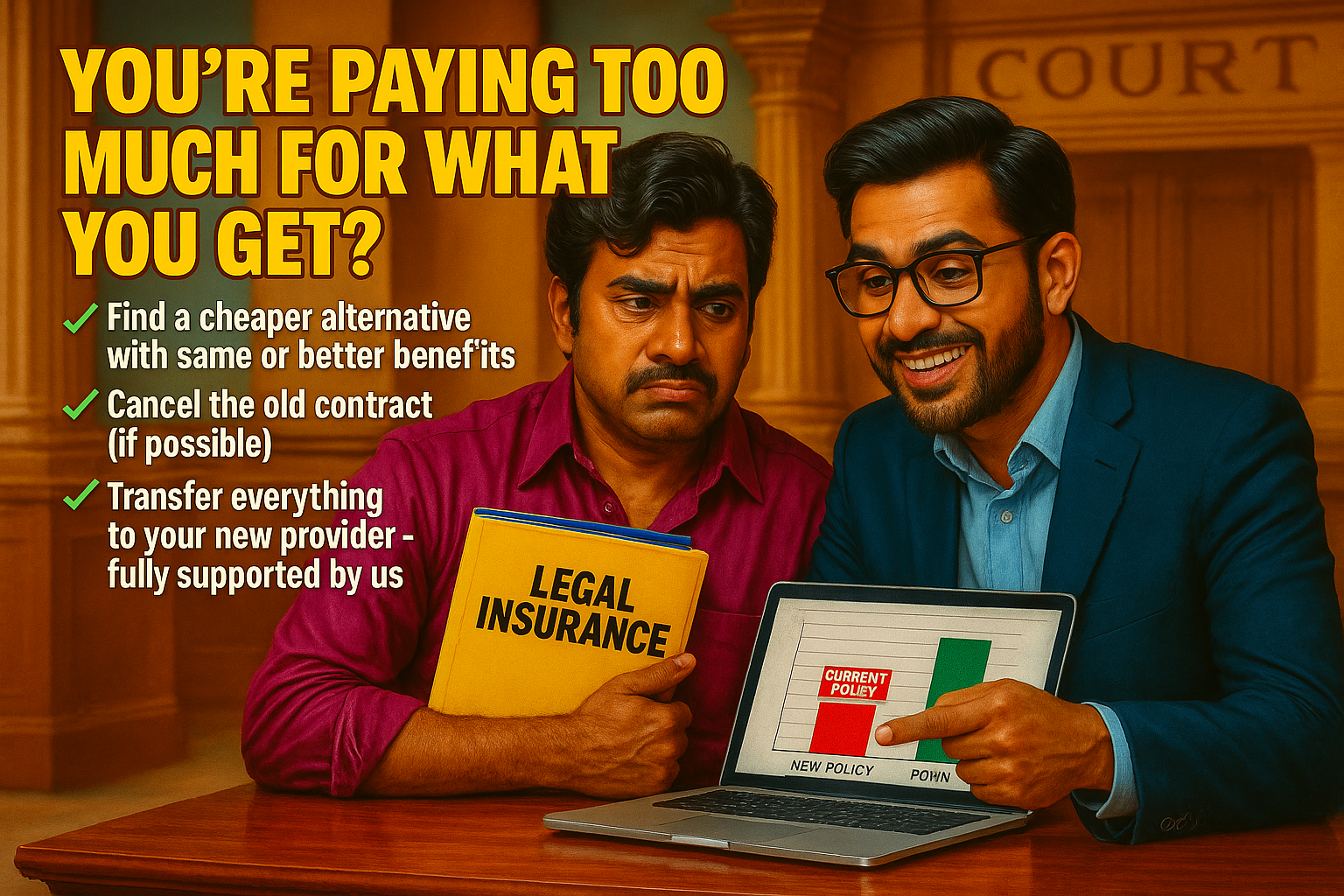 you are paying too much for legal insurance